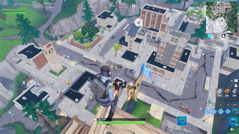 Tilted Towers Map Layout