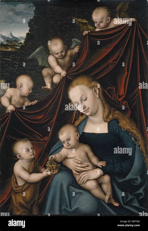 Lucas cranach madonna et l enfant Banque de photographies et dimages à