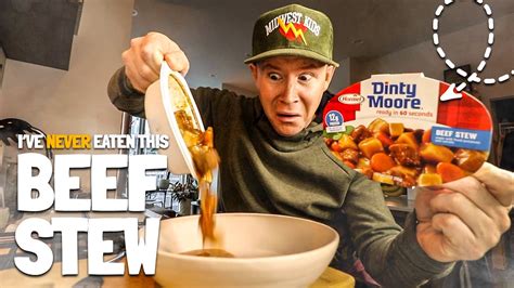 Watch Me Eat Dinty Moores Beef Stew For The Very First Time 🍲😵 Youtube