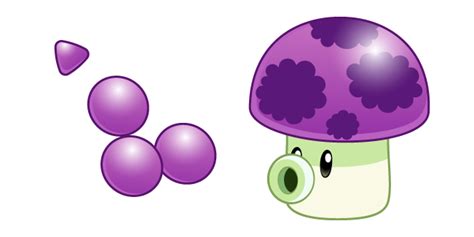 Plants vs. Zombies Puff-Shroom cursor – Custom Cursor