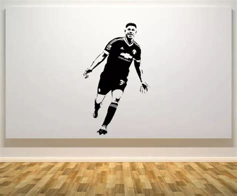 MARCUS RASHFORD ANGLETERRE Anglais Football Lecteur Décalque Mural Art