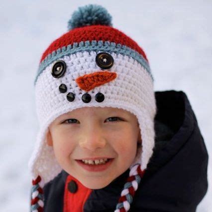 Free Pattern: Crochet Snowman Hat