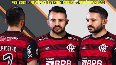 PES 2021 NEW FACE AND HAIR ÉVERTON RIBEIRO By Efootball 2021 face