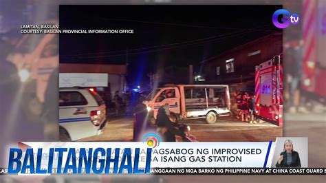 Bata Sugatan Sa Pagsabog Ng Improvised Explosive Device Sa Isang Gas