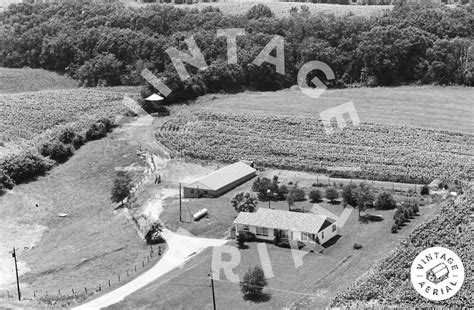 Vintage Aerial Illinois Rock Island County Aro