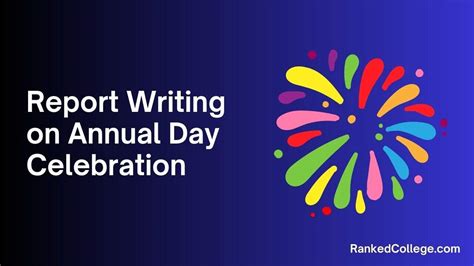 Report Writing on Annual Day Celebration in School/College