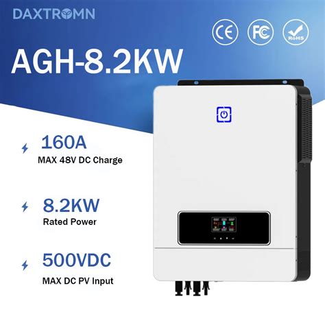 Daxtromn 8kw 8 2kw Hybrid Solar Inverter 2ac Output 220vac 48vdc Input