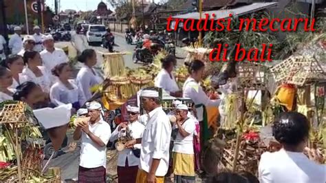 Tradisi Mecaru Di Bali Menjalin Hubungan Harmonis Antara Manusia