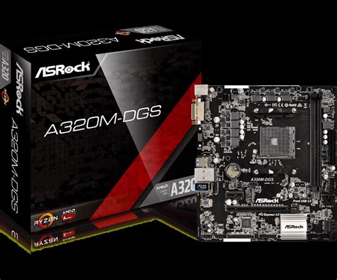 PLACA MÃE ASROCK A320M DGS DDR4 AM4 DCM INFO Computadores e