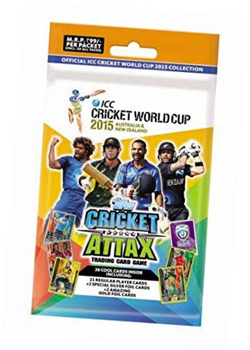 Buy Topps Icc Cricket Attax Icc Multi Color On Amazon