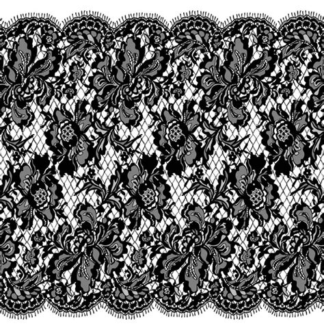 Seamless Vector Black Lace Pattern — Stock Vector © Maryswell 161314132