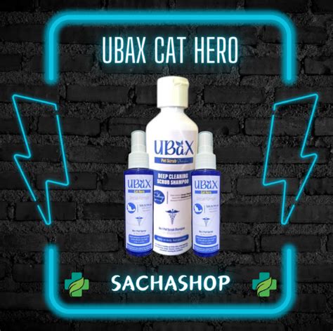 Original Ubax Cat Hero Spray Kutu Kucing Ubax Pet Shampoo Lazada