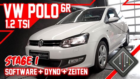 Volkswagen Polo 6R 1 2 TSI Chiptuning Stage 1 Dyno 80 150 Km H