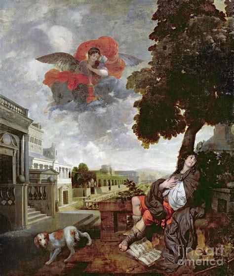 The Conversion Of St Augustine C1663 Painting By Gerard De Lairesse