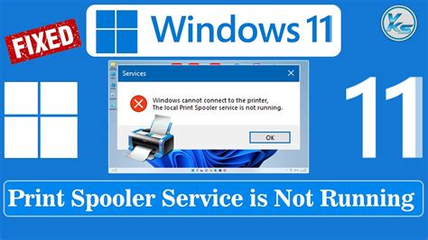 How To Fix Print Spooler Service Is Not Running In Windows 11 Youtube