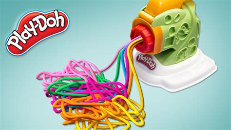 Play Doh Pasta Noodle Maker Spaghetti Color E De Play Doh Youtube