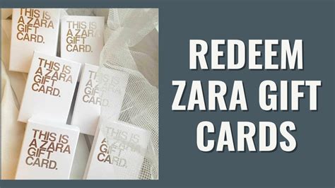 How To Redeem Zara Gift Cards Youtube