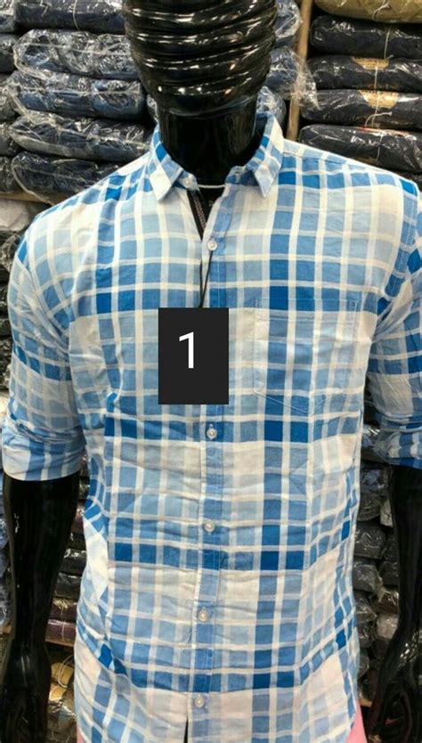 Cotton Checked Republic Men Casual Shirts Full Or Long Sleeves At Rs