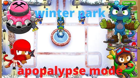 Btd How To Beat Winter Park Apopalypse Mode No Monkey Knowledge