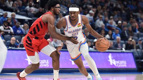 Thunder Roll Past Trail Blazers 139 77 Tie Fifth Biggest Victory