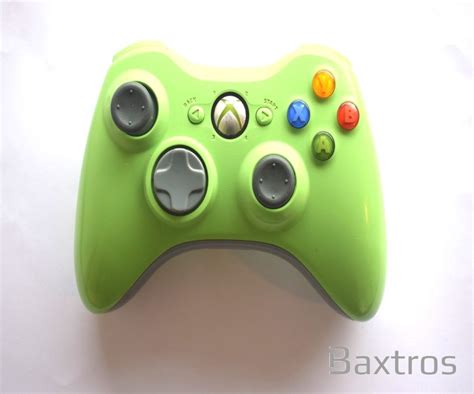 Official Microsoft Xbox 360 Wireless Controller Lime Green Baxtros