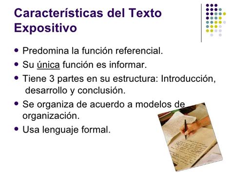 Texto Expositivo Y Caracteristicas