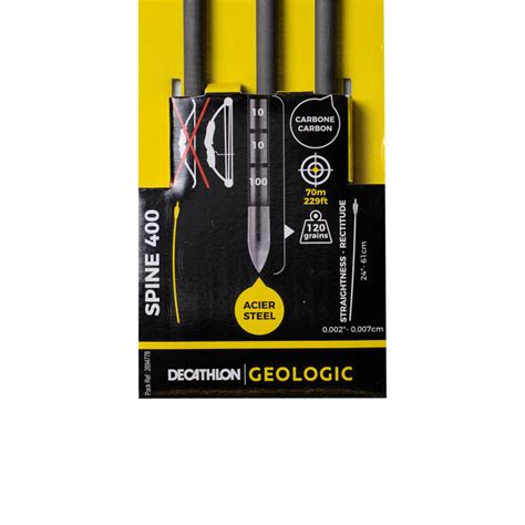 Flechas Tiro Con Arco Geologic Club 900 Cb X3 Carbono Decathlon