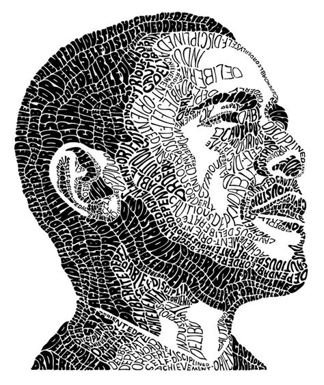 Portraits Sarah King Typography Portrait Typography Portrait Art