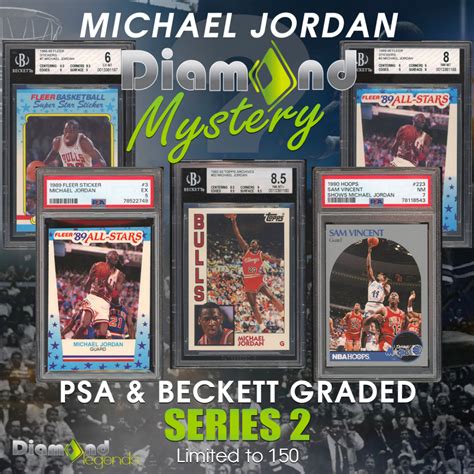 Diamond Mystery Presents Michael Jordan Psa Bgs Graded Mystery Box