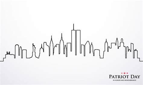 Twin Towers Silhouette Illustrations, Royalty-Free Vector Graphics ...