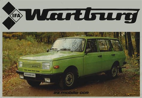 1985 Wartburg Tourist brochure