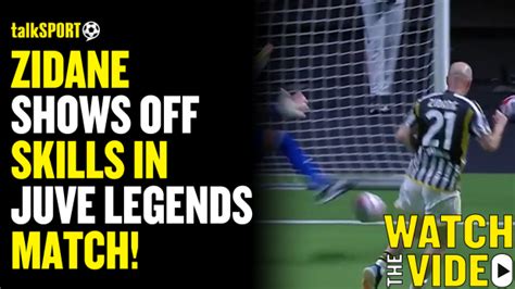 Footage shows Zinedine Zidane and Edgar Davids have still got it as ...