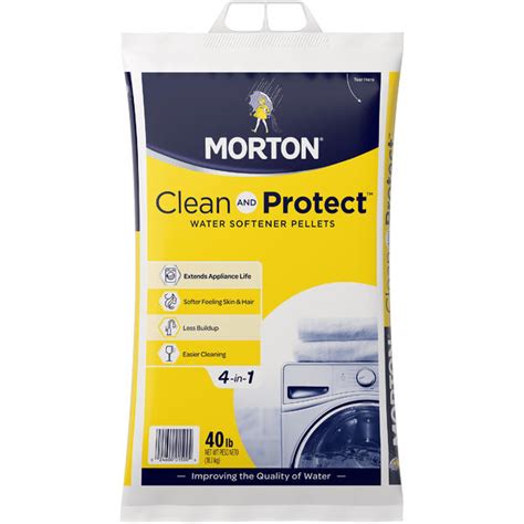 Morton 1500 Water Softening Salt Pellets - 40 LB Bag | Sears Home ...