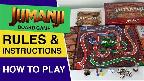 How To Play Jumanji The Board Game Rules For Jumanji Board Game