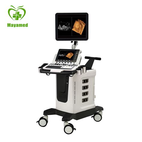 Dual Screen Trolley 3D 4D Full Digital Ultrasound Diagnosis Machine For