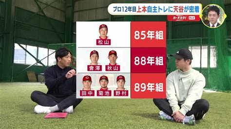 「控えでいい」？ その真意は 広島カープの “ユーティリティープレーヤー” 上本崇司 プロ12年目の本音 自主トレを天谷宗一郎さんが密着取材