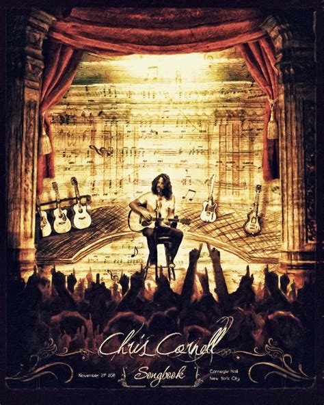 Chris Cornell Songbook Chris Cornell Tour Posters Chris