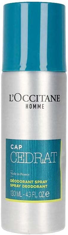 L OCCITANE Cap Cedrat Deodorant Spray 130ml Fresh Alcohol Free