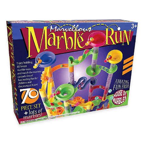 70 Piece Marvelous Marble Run Set By House Of Marbles Ages 3 Years And