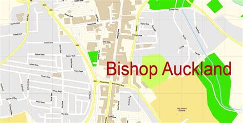 Bishop Auckland Hospital Map