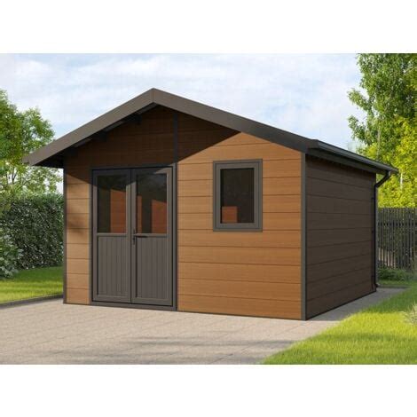 Abri De Jardin Composite Isora M Brun Cabane Atelier Abri Velo