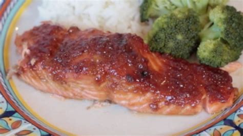 ginger-teriyaki glazed salmon