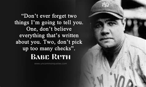 Babe Ruth Quotes 2024