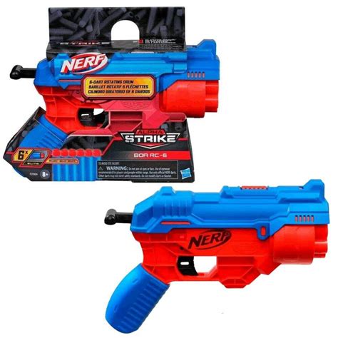 Lançador De Dardos Nerf Alpha Strike Boa Rc 6 Hasbro F2985 Games And Toys