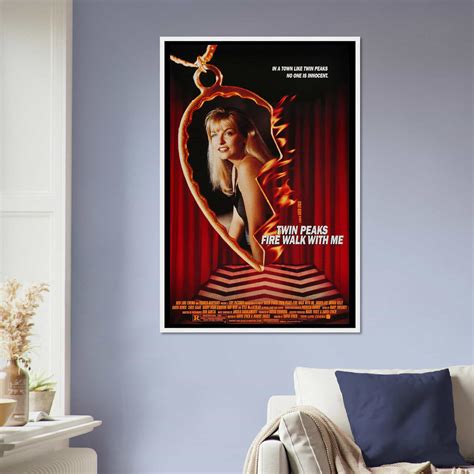 Twin Peaks Fire Walk With Me Movie Poster Classic Movie Twin Peaks