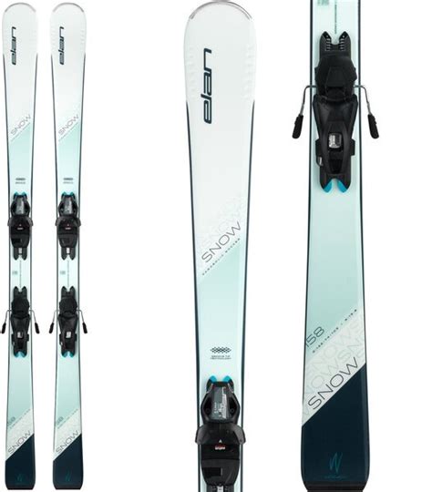 Elan Snow White With ELW 9 Binding Abom Ski Board Calgary S Ski