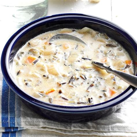 Creamy Wild Rice Soup - Lake of the Woods