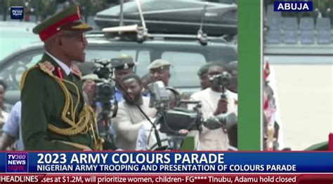 Nigerian Army 2023 Colours Parade - TV360 Nigeria