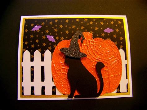 Ann Greenspan's Crafts: Black Cat Halloween Cards