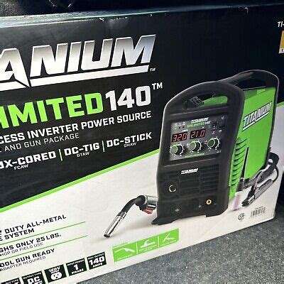 TITANIUM Unlimited 140 Professional Multi Process Welder TI UL140 EBay